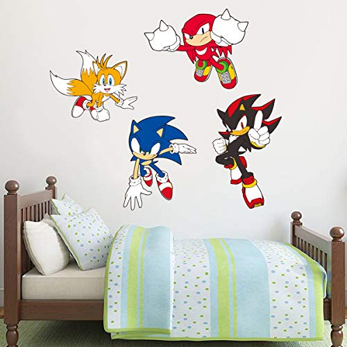 Autocolantes Decorativos BEAUTIFUL GAME Sonic Beautiful Game - Papel de parede - Sonic, personagens, divertida decoração, fácil aplicação