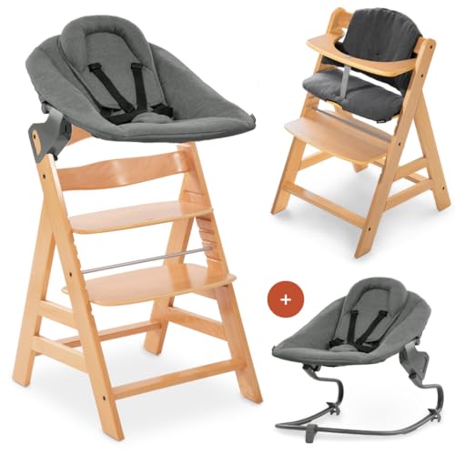 Cadeira de Refeição HAUCK Alpha Plus Premium Set Hauck - Móveis para bebês e crianças pequenas - adaptador, suspensão, ajustável, almofadas, máximo 90 kg