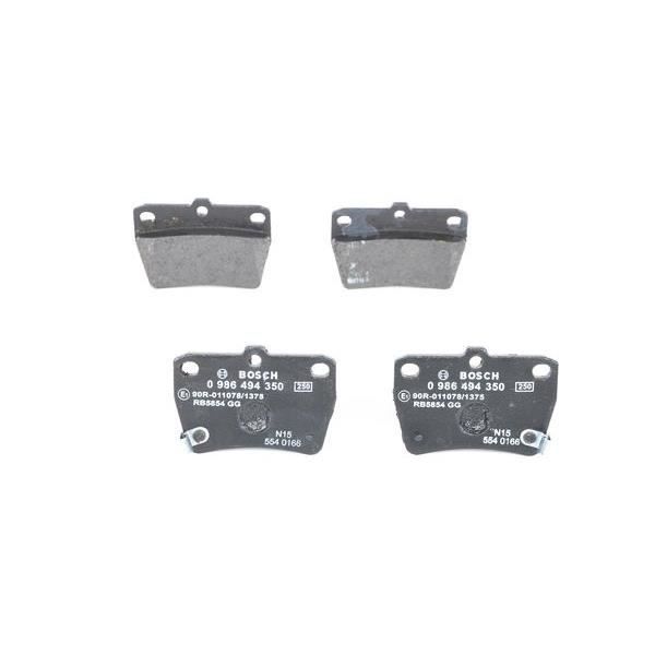 Pastilhas para Freios BOSCH 986494350 (1 peça) Bosch - Sistema de freios de veículos motorizados - pastilhas, freios, bosch, compatível