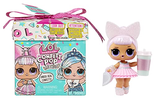 Boneca MGA ENTERTAINMENT Lol Surprise! Confetti Pop Birthday (Idade mínima recomendada: 3 anos) MGA Entertainment - Brinquedos - boneca, LOL Surprise, confetti pop birthday, lançador de confetes, acessórios divertidos