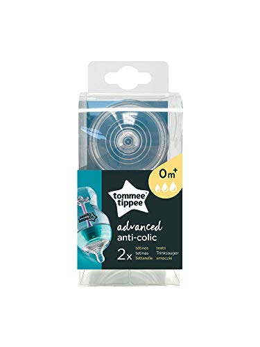 Tetinas TOMMEE TIPPEE Advanced Anti-Colic (2 Un) Tommee Tippee - Bicos de mamadeira - anti-cólico, biberão, fácil de introduzir