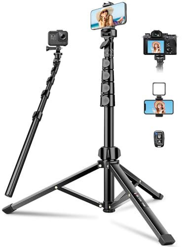 Tripé VICTIV 183cm (Compatibilidade: Smartphone) Victiv - Tripés e monopés para telemóveis e tablets - alumínio, abs, smartphone, 183 cm