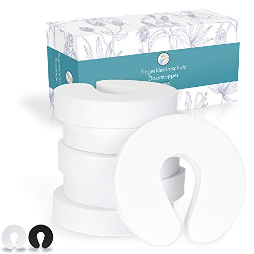 JaneYo 6X Stop Clip Door Protector Foam Stop Door Baby Safety Snapy - Paragens de porta - stop clip, door protector, foam stop, baby safety