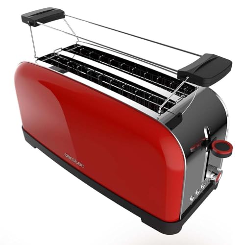 Torradeira Cecotec Toastin Time 1500 Red Cecotec - Torradeiras - 1500w, vermelho