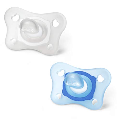 Chupeta CHICCO Physioforma Azul (0-2 meses) artsana - Cuidados com a higiene oral - silicone, ergonômico, compacto, 0-2 meses