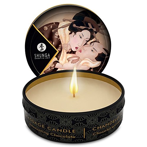 Vela de Massagem CANDY DELIGHT Shunga Mini Careess Chocolate (30 ml) Shunga - Velas - massagem, shunga, chocolate