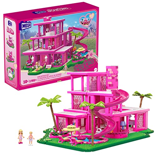Casa de Brincar MEGA CONSTRUX Barbie Dreamhouse Mattel - Casa de bonecas - escada, piscina, cozinha, quarto, spa