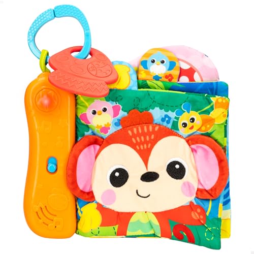 Jogo Didático WINFUN Sensory Book (Idade Mínima: 12 meses) COLORBABY - Brinquedos - interativo, 12 meses, sons de animais, melodias