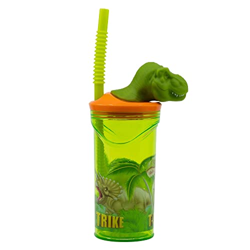 Garrafa Infantil DISFRAZZES Dino (360 Ml) Stor - Copos - 360 ml, dinossauro, refeições, banho