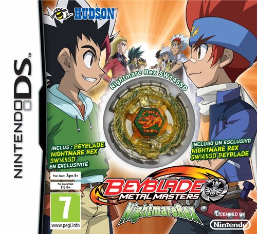 Beyblade Metal Master Nightmare Rex + Toupie (Figurines et répliques) Konami - Software de jogos de vídeo - beyblade, metal master, nightmare rex, figurine, replique
