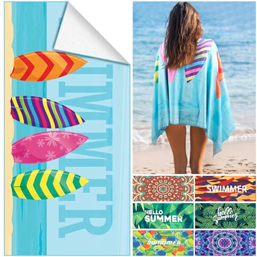 Toalha de Praia Euakee XXL | Verde, Branco Euakee - Toalhas - toalha, praia, xxl, verde, branco