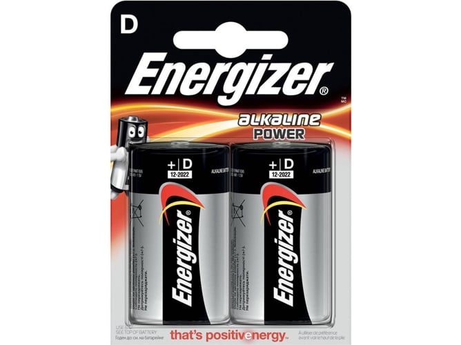 Pilha Não-Recarregável ENERGIZER E300152200 Energizer - Baterias de uso geral - alcalino, 1,5 V, circular, 2 peças