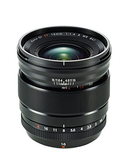 Objetiva FUJIFILM XF16MMF14R WR (Encaixe: Fujifilm X Mount - Abertura: f/1.4 - f/16) Fujifilm - Lentes de câmera - fujifilm x mount, wide lens, 1.4-16 abertura, estabilizador de imagem