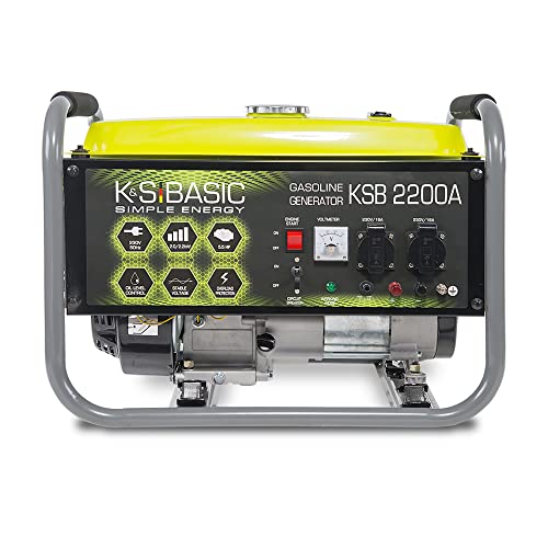 Genset Generador Portátil KS Basic 2200A 2.200W KONNER & SOHNEN - Geradores - 2200 W, 1500 rpm, 230 v, 50 Hz