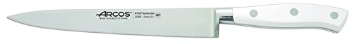 Faca para Carne Arcos Riviera Branco (23,29 cm) Arcos - Facas de cozinha - aço inoxidável, 23,29 cm, branco, lavável