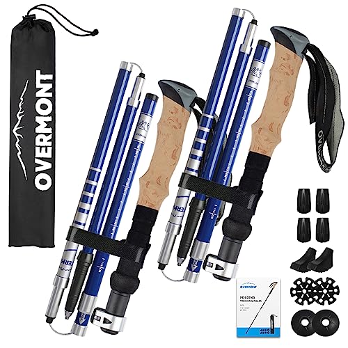 Trekking Poles OVERMONT (Carbono - 125 cm) Overmont - Roupa - carbono, 125 cm, preto, trekking