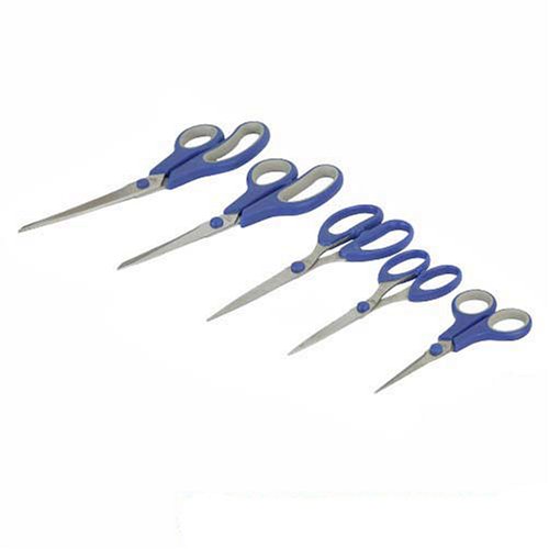 Conjunto de 5 Tesouras Símiles SILVERLINE 595760 Silverline - Material de escritório geral - tesouras, 5 peças, silverline