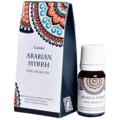 Óleo Essencial ESENÇA Pura Mirra De Arabia (10 ml de óleo essencial) Goloka - Óleo fragrante - óleo essencial, mirra árabe, 10 ml
