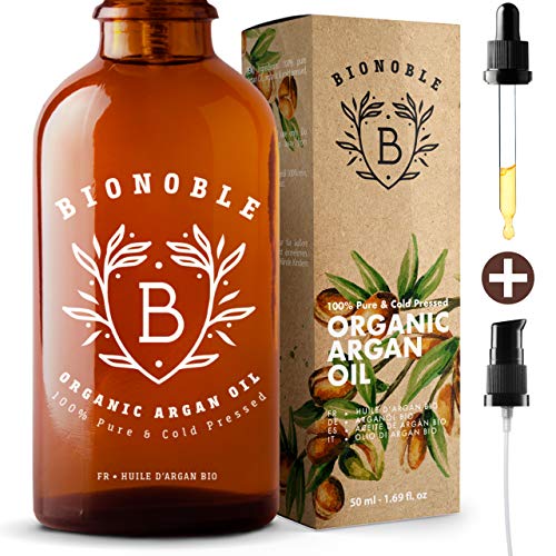 Óleo Corporal BIONOBLE Óleo de Argan Orgânico e Prensado em Frío 100% (50 ml) BIONOBLE - Produtos de styling de cabelo - óleo corporal, argan, orgânico, prensado em frio