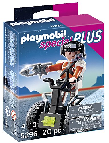 Playmobil Special Agent - Secret Agent with Balance Racer (Idade Mínima Recomendada: 4 anos) PLAYMOBIL - Conjuntos de brinquedos - agente secreto, mota alta velocidade, balancé, luzes e sons