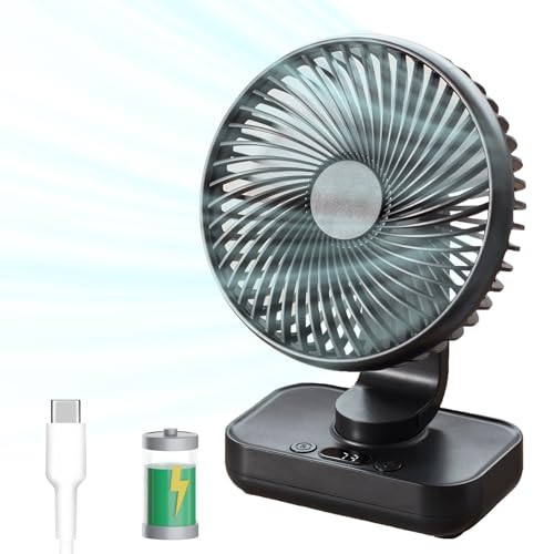 Ventoinha de Chão YOYIKA Silent (5'' - 50 W) Yoyika - Ventoinhas de mesa e de pedestal - 5 polegadas, 50 W, silencioso, oscilação automática