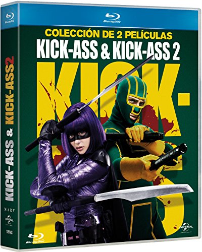 Blu-Ray Pack: Kick-Ass 1 Kick-Ass 2 (Edición 2017) (Edição em Espanhol) UNIVERSAL - Dvds e vídeos - pack, kick-ass, 1, kick ass 2, edição 2017, espanhol