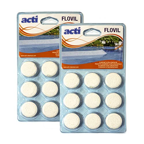 Kit 2 Unidades Piscina Decoytec Flovil Clarificador Ultra Concentrado Flovil - Limpeza de piscinas e produtos químicos - piscina, clarificador, ultra concentrado