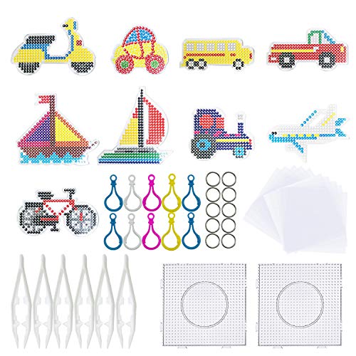 Kit de Artesanato ALLAZONE 5mm 22 Pz Transporte Auto Pegboards Allazone - Missangas - kit, artesanato, allazone, 5mm, 22 pz, transporte auto, pegboards
