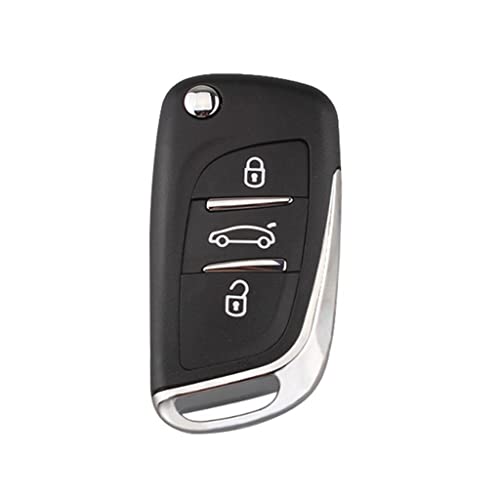 Carcasa HOMYL para Citroën C2/C4, Peugeot 306/407/408 Homyl - Segurança e proteção para veículos - compatível, plástico, preto, 3 botões