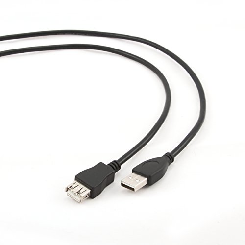 Cabo de Dados GEMBIRD (USB A - 1.8 m - Preto) Gembird - Cabos de armazenamento e transferência de dados - usb a, 1.8m, preto, 2.0