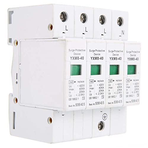 Dispositivo de proteção contra sobrevoltas JADESHAY 4P 40KA Jadeshay - Dispositivos de proteção contra surtos - proteção, sobrevoltas, 40ka