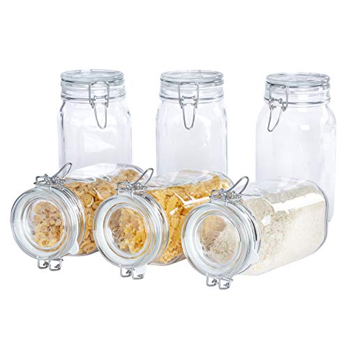 Caixa de Armazenamento de Alimentos Bormioli Fido 6 Unidades Bormioli - Recipientes de armazenamento de alimentos - armazenamento, alimentos, 6 unidades