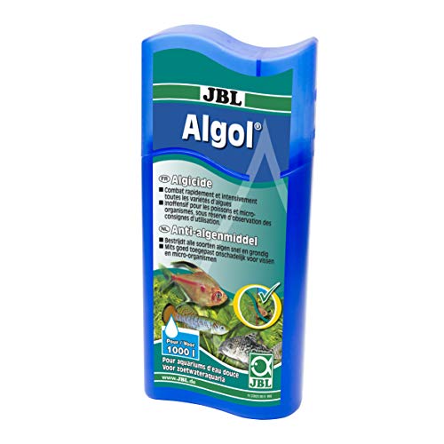 Produto de tratamento de água para algas JBL Algol JBL - Suprimentos de limpeza para aquários - algas, tratamento, 250 ml