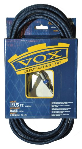 Cabo de Áudio VOX (Jack 6.3mm - 5.8 m - Preto) Vox - Cabos de áudio e vídeo - cabo áudio, jack 6.3mm, 5.8m, preto, polipropileno
