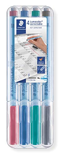 Lápis de Cor STAEDTLER Lumocolor (Multicor) Staedtler - Marcadores e marcadores de texto - multicor, precisão, fácil de remover