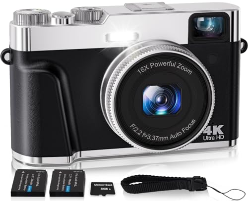 Máquina Fotográfica Digital NSOELA (Preto - 4K Ultra HD) Nsoela - Peças e acessórios para câmeras - digital, 4k ultra hd, preto