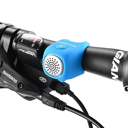 Sino de Bicicleta Elétrica Rb-ec0012-01 | Preto ROCKBROS - Campainhas e buzinas de bicicleta - bicicleta elétrica, silicone, telemóvel, integração