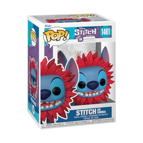 Figura FUNKO POP! Disney: Stitch Costume - Simba Funko - Brinquedos - figura, funko pop, disney, stitch costume, simba, leão e o trono
