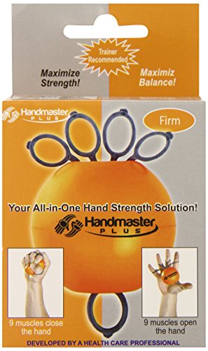 Fortalecedor de Punho HANDMASTER PLUS (Laranja - 8.5x7.3x14cm) Handmaster Plus - Levantamento de peso - laranja, metal, 1 kg