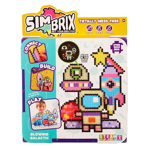 Jogo de Construção BIZAK Simbrix Galaxy Bizak - Brinquedos - jogo de construção, simbrix galaxy, blocos coloridos, criatividade, 1200 simbrix