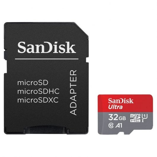 Cartão de Memória SANDISK Ultra MicroSDXC 32GB Sandisk - Cartões de memória flash - 32 GB, MicroSDXC, Class 10, 120 MB/s