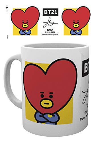Caneca de Cerâmica BT21 Tata (Material: Cerâmica - Multicor) GB Eye Limited - Canecas - cerâmica, multicor