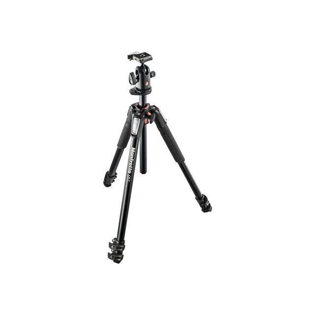 Tripé Manfrotto MK055XPRO3-W Trípode Alumínio, Aço 3 Seções Manfrotto - Tripés e monopés - alumínio, 8 kg, 3 seções, preto