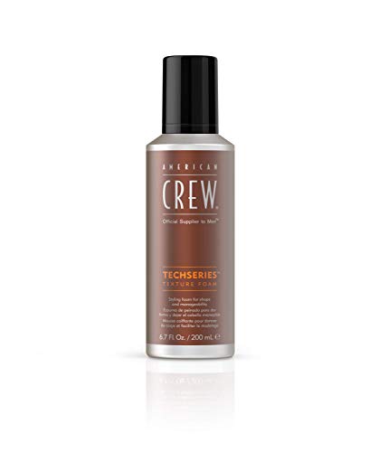 Creme de Cabelo AMERICAN CREW Tech Series Texture Foam 200ml AMERICAN CREW - Produtos de styling de cabelo - 200ml, penteável, fixação flexível, brilho médio