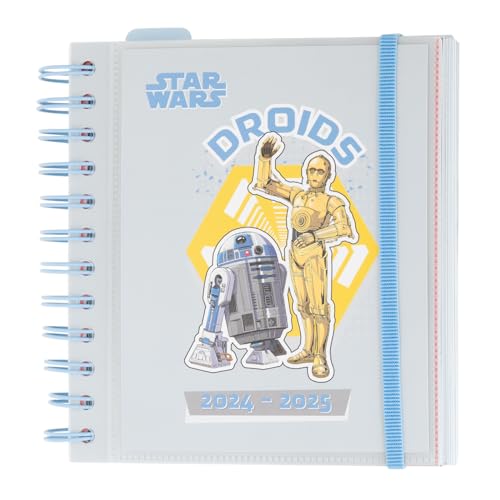 Agenda Escolar ERIK EDITORES Star Wars (A5 - 2024/2025 - Semanal) Grupo Erik - Calendários, organizadores e planejadores - agenda escolar, erik editores, star wars, A5, semanal