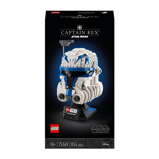 LEGO Star Wars - Acessório de Capacete do Comandante Rex - 75349 (Idade Mínima: 18) LEGO - Blocos de encaixe - lego, star wars, capacete, comandante rex