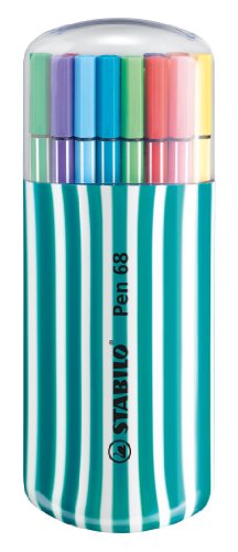 Caneta de Feltro STABILO Pen 68 Azul Turquesa Stabilo - Canetas - caneta, feltro, azul turquesa