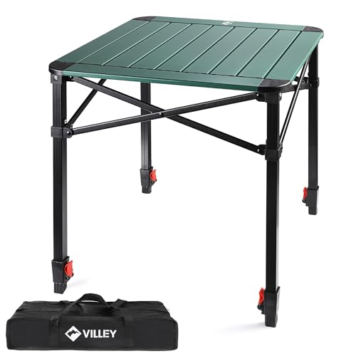 Mesa Dobrá VILLEY (Alumínio - 52 x 52 x 65 cm) Hang Zhou Great Star Industrial Co.,LTD - Campismo & caminhada - alumínio, dobrável, 52x52 cm, exterior