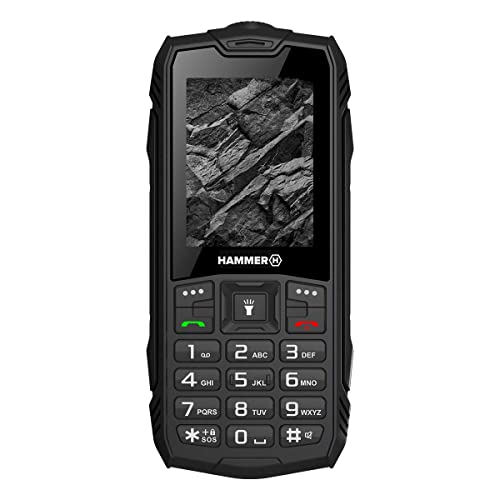 Telemóvel HAMMER H Rock (1.77'' - Preto) Hammer - Telemóveis - telemóvel, HAMMER H Rock, preto