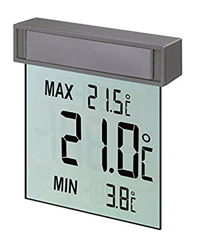 Termómetro de Vidro Digital VISION 10.0000063 TFA - Termômetros domésticos - digital, parede exterior, temperatura máxima/mínima, alarme